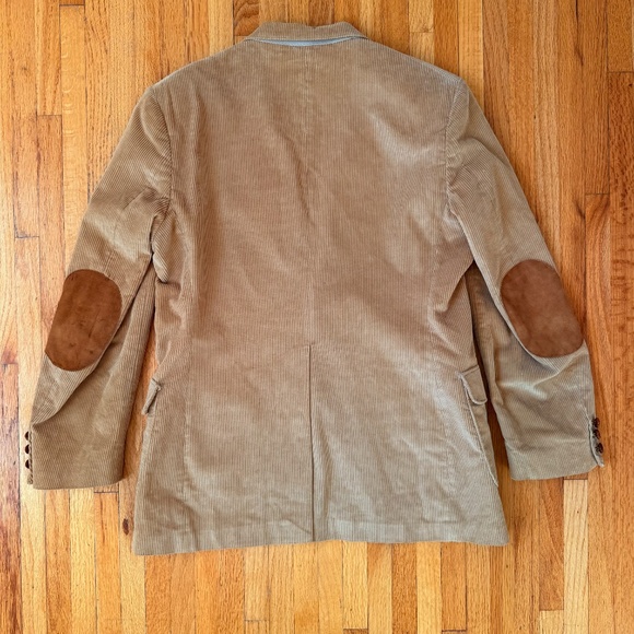 Levis Vintage 70s Western Tan Corduroy Blazer - Picture 2 of 10